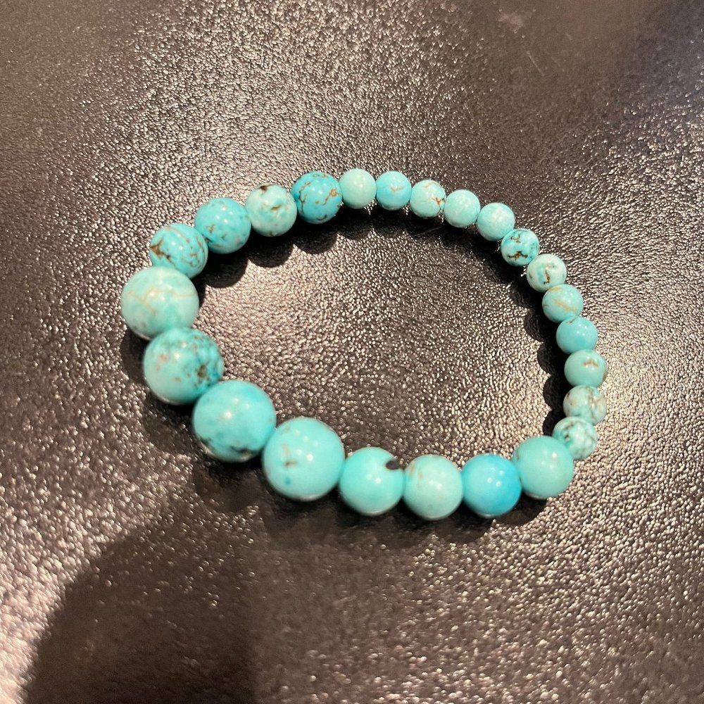 Blue marble Bracelet NEVER WORN